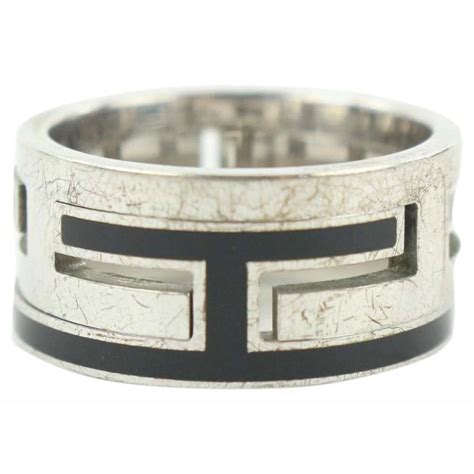 hermes h ring replica|hermes intricate silver ring.